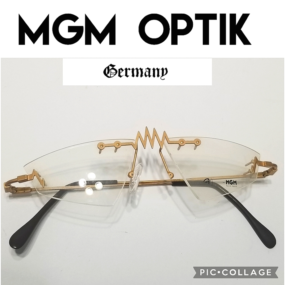 Vintage Amazing Rare Artsy European  Eyewear by MGM Optik Germany